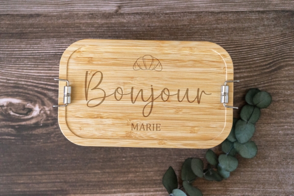 Brotdose Croissant -personalisiert-